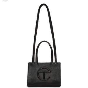 Telfar mini black shopping bag